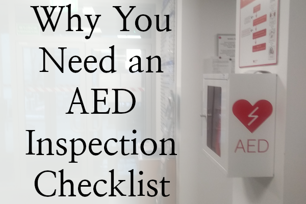 Automated External Defibrillator (AED) on a wall