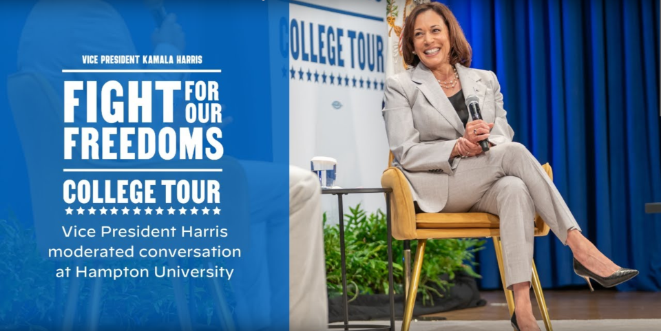 Vice President Kamala Harris at Hampton University