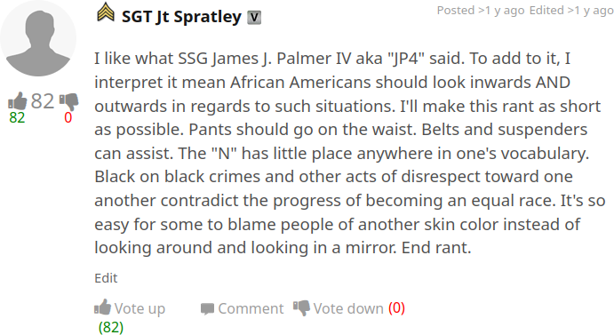 Jt's thoughts on BLM around 2016.