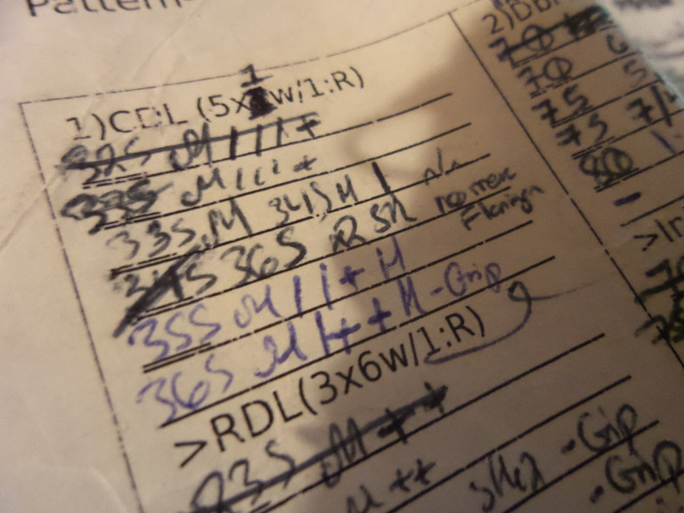 CDL 5x1 Workout Snapshot